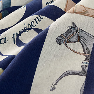 Eperon d'Or et Tenues de Jour shawl 140 | Hermès Mainland China